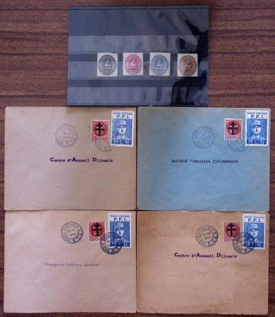 1850-1950, Ensemble de lettres comprenant 16 lettres