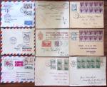 1850-1950, Ensemble de lettres comprenant 16 lettres