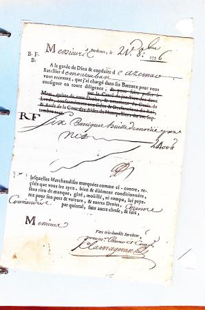 1700-1940,
Sympathique collection de lettres balayant