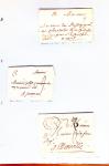 1700-1940,
Sympathique collection de lettres balayant
