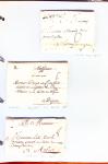 1700-1940,
Sympathique collection de lettres balayant