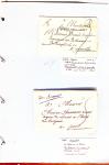 1700-1940,
Sympathique collection de lettres balayant