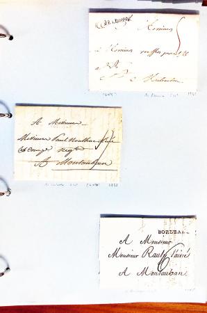 1700-1940,
Sympathique collection de lettres balayant