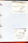 1700-1940,
Sympathique collection de lettres balayant
