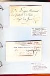 1700-1940,
Sympathique collection de lettres balayant