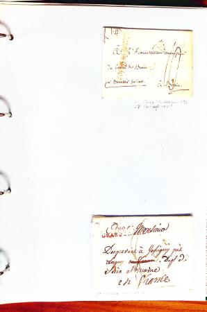 1700-1940,
Sympathique collection de lettres balayant