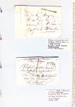 1700-1940,
Sympathique collection de lettres balayant