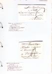 1700-1940,
Sympathique collection de lettres balayant