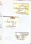 1700-1940,
Sympathique collection de lettres balayant