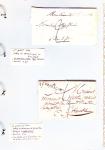 1700-1940,
Sympathique collection de lettres balayant