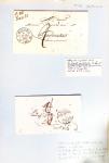 1700-1940,
Sympathique collection de lettres balayant