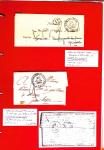 1700-1940,
Sympathique collection de lettres balayant