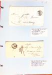 1700-1940,
Sympathique collection de lettres balayant