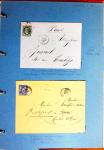 1700-1940,
Sympathique collection de lettres balayant