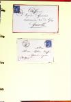 1700-1940,
Sympathique collection de lettres balayant