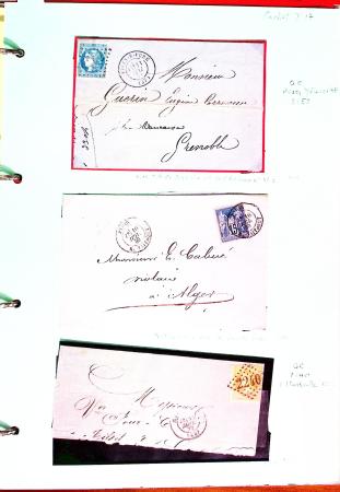 1700-1940,
Sympathique collection de lettres balayant