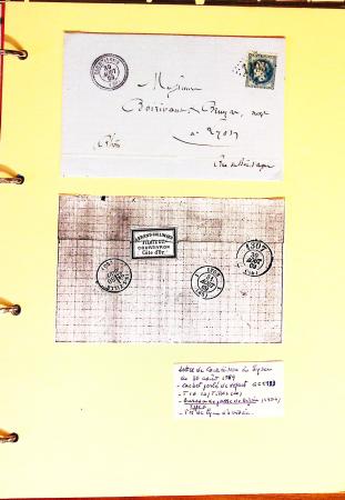 1700-1940,
Sympathique collection de lettres balayant