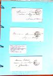 1700-1940,
Sympathique collection de lettres balayant