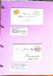 1700-1940,
Sympathique collection de lettres balayant
