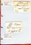 1700-1940,
Sympathique collection de lettres balayant