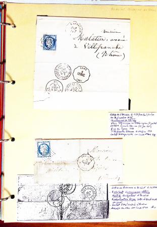 1700-1940,
Sympathique collection de lettres balayant