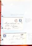 1700-1940,
Sympathique collection de lettres balayant