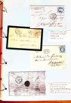 1700-1940,
Sympathique collection de lettres balayant