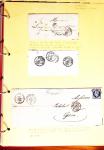 1700-1940,
Sympathique collection de lettres balayant
