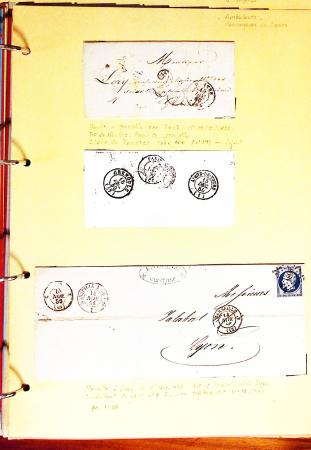 1700-1940,
Sympathique collection de lettres balayant