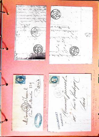 1700-1940,
Sympathique collection de lettres balayant