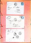 1700-1940,
Sympathique collection de lettres balayant