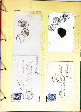 1700-1940,
Sympathique collection de lettres balayant