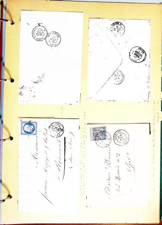 1700-1940,
Sympathique collection de lettres balayant