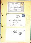 1700-1940,
Sympathique collection de lettres balayant