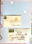 1700-1940,
Sympathique collection de lettres balayant