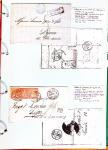 1700-1940,
Sympathique collection de lettres balayant
