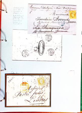 1700-1940,
Sympathique collection de lettres balayant