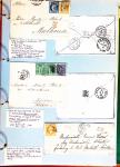 1700-1940,
Sympathique collection de lettres balayant