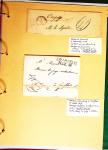 1700-1940,
Sympathique collection de lettres balayant