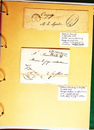1700-1940,
Sympathique collection de lettres balayant