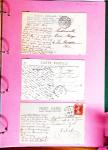 1700-1940,
Sympathique collection de lettres balayant
