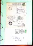 1700-1940,
Sympathique collection de lettres balayant