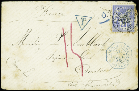 Excellente archive de 14 lettres pour la France avec