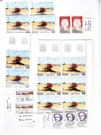 1690-1995, Collection en 5 classeurs du Monde entier,
