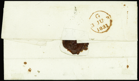 1829 Lettre de BORABORA datée du 29.10.1829 pour Londres