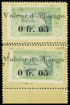 Les 3 timbres-monnaie de Côte-d'ivoire en 3 feuilles