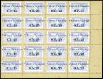 Les 3 timbres-monnaie de Côte-d'ivoire en 3 feuilles