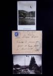 37 lettres, cartes postales et documents concernant