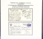 37 lettres, cartes postales et documents concernant