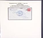 37 lettres, cartes postales et documents concernant